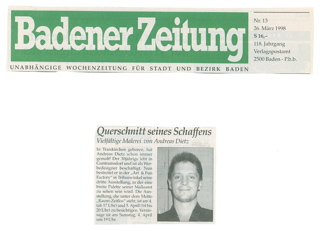 Badner Zeitung vorher